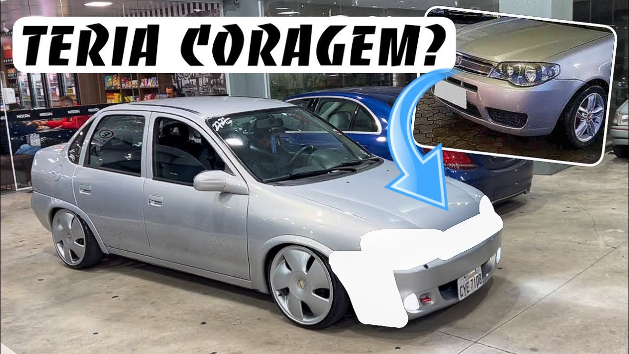 PEÇAS DE PALIO NO CORSA, PURISTA PASSA MAL, JÁ ERA COMPLETO MAS AGORA TBM TEM LAVADOR DE FAROL
