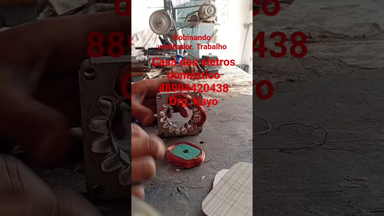 bobinando ventilador Arno
