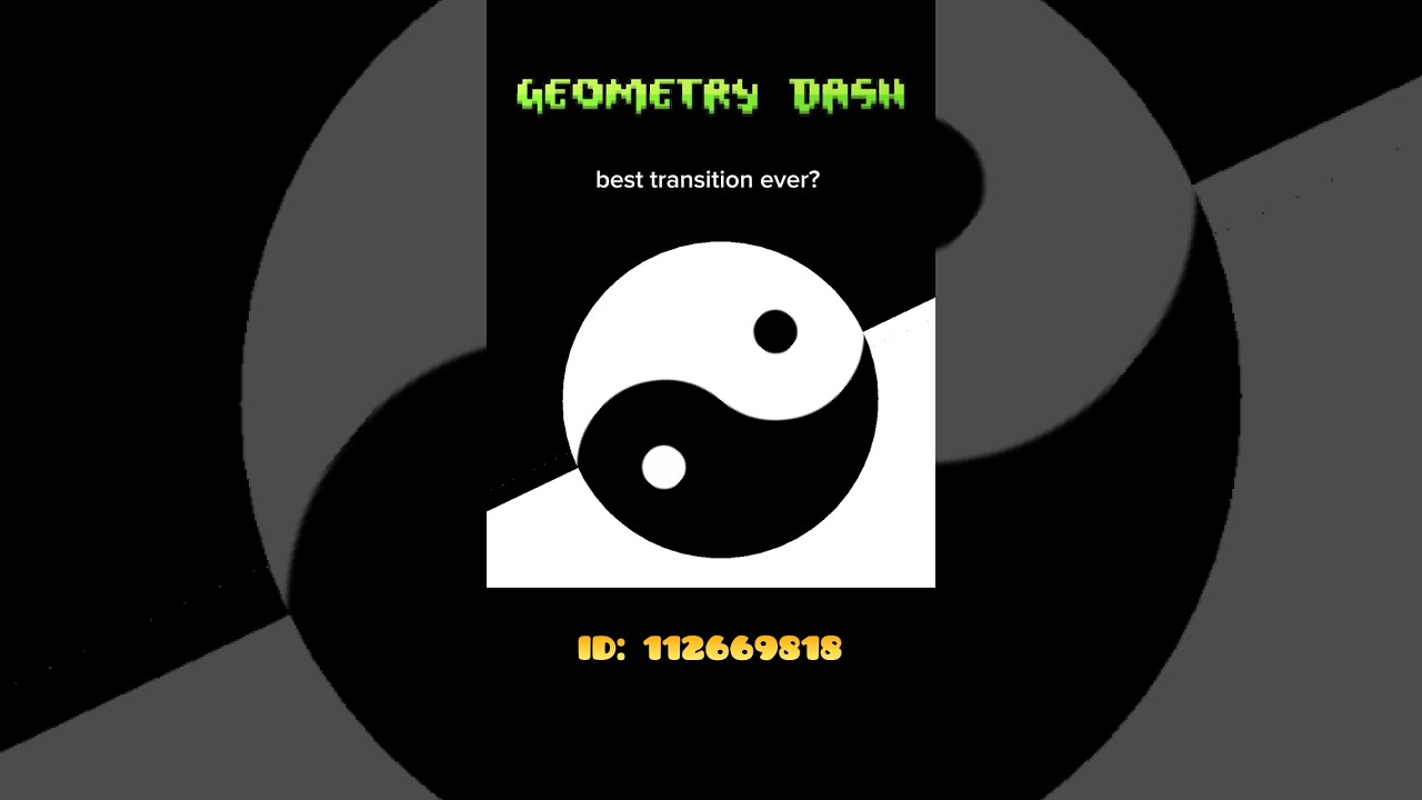 Did he cook on this transition?🤔 #shorts #geometrydash