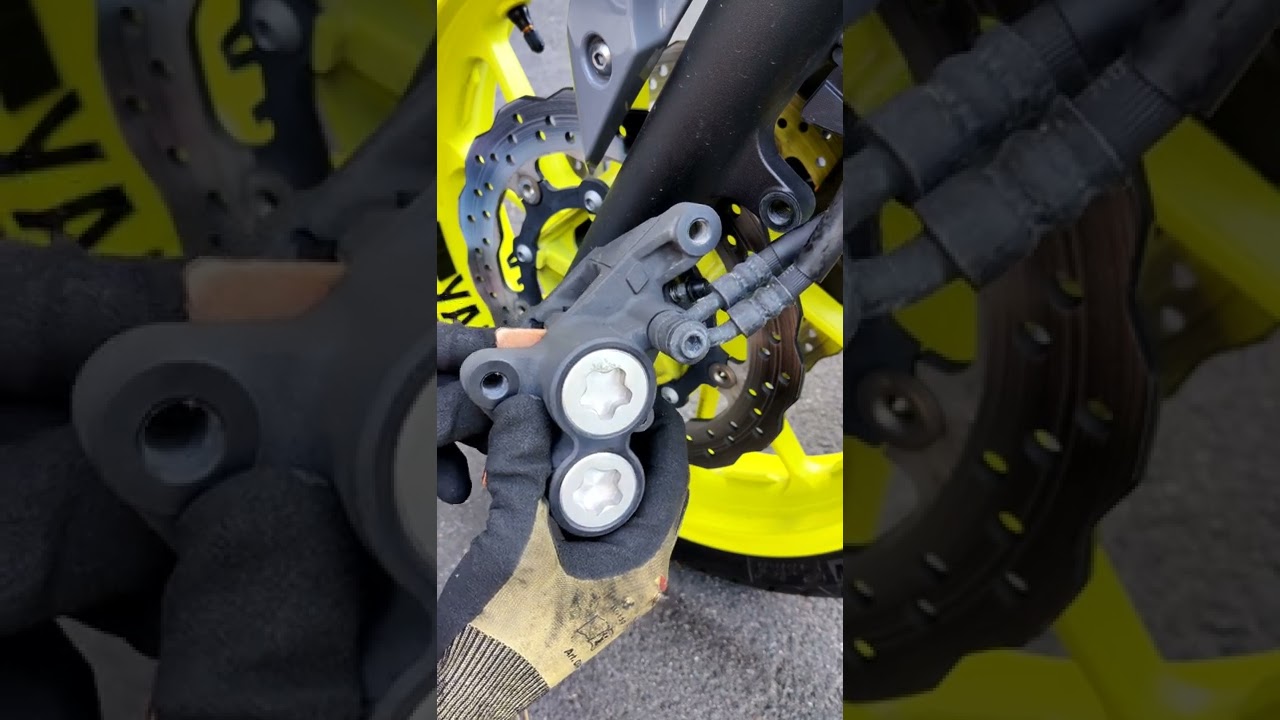 MT-07 Brake Pad change