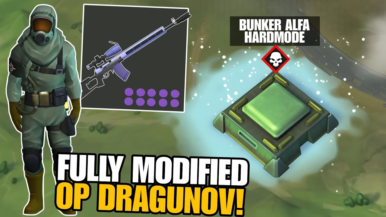 THIS FULLY MODIFIED DRAGUNOV IS OP! - DRAGUNOV vs BUNKER ALFA HARDMODE - Last Day on Earth: Survival