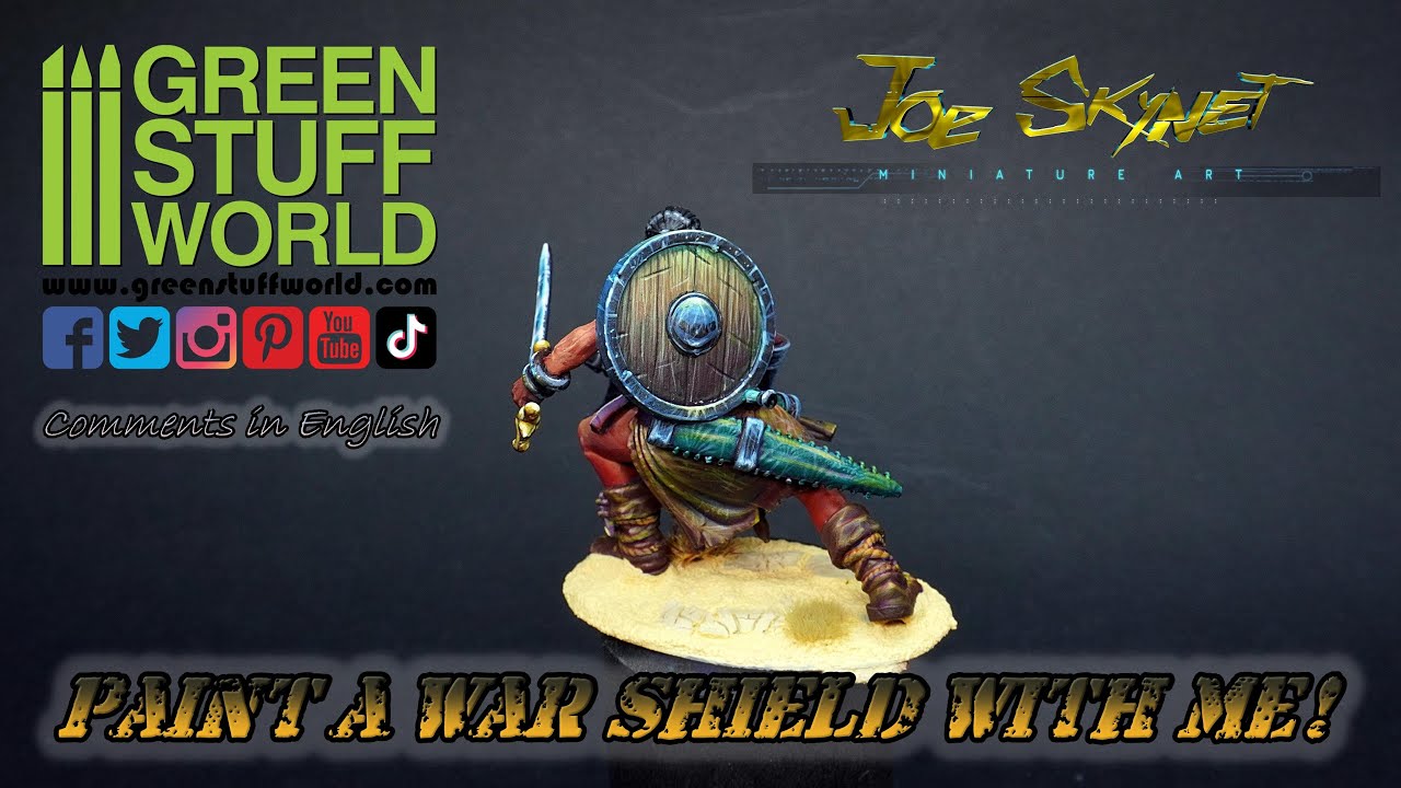 Creative : do you want to learn how to paint a war shield?