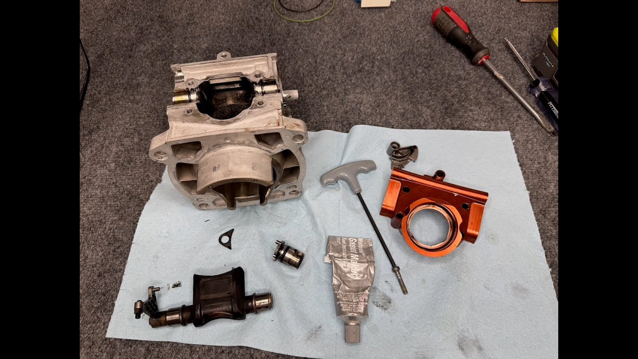 How to remove and install the exhaust valve on a 2023-26 250/300 TBI bike. KTM/HUSKY/GAS GAS  TBI