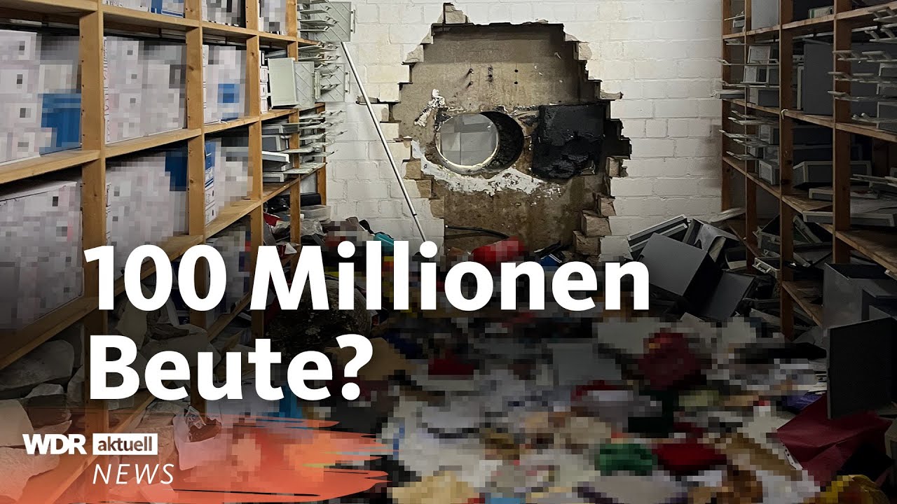Einbruch in Sparkasse Gelsenkirchen: Kennzeichen des Fluchtwagens im Müll entdeckt? | WDR aktuell