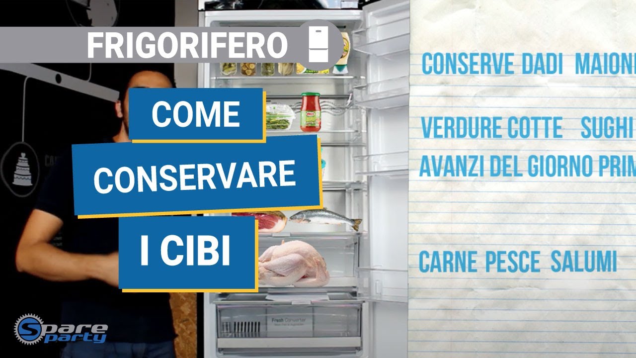 Come conservare i cibi in #frigo: tutorial sulla conservazione corretta degli alimenti