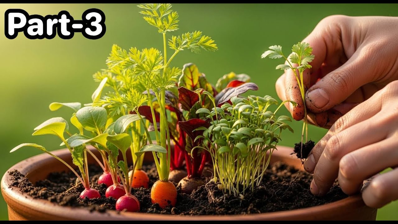 Grow Winter Vegetables at Home | Part-3 | Easy Tips for Pots | India & Pakistan Gardening