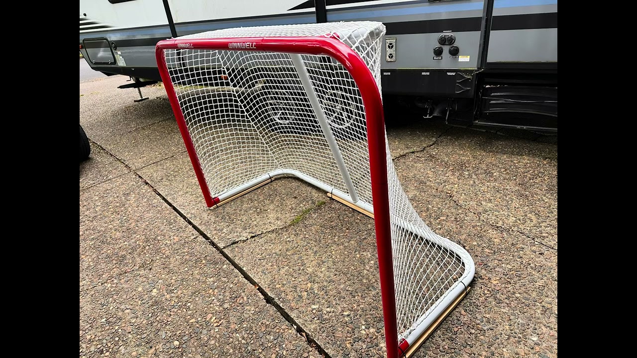 Game-Ready in Seconds! 🏒 Winnwell Steel Hockey Net Review | Easy Setup for Indoor & Outdoor Play