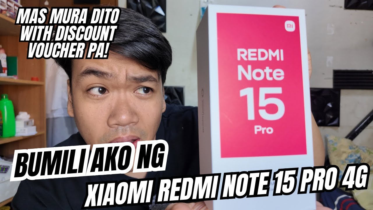 BUMILI AKO NG XIAOMI REDMI NOTE 15 PRO 4G DAHIL MALAKI DISCOUNT AT MAY PA VOUCHER PA! WITH UNBOXING