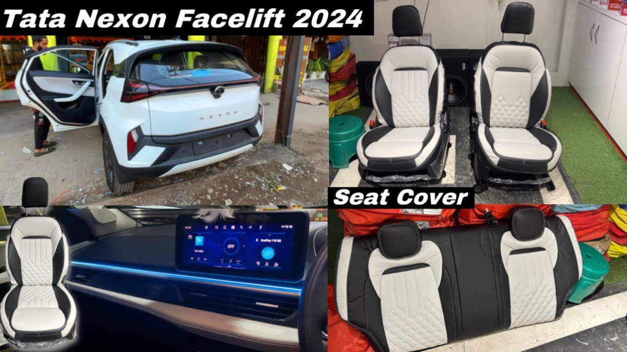 2024 Tata Nexon Modification || Ambient Light | Leather Seat Cover || Modified Tata Nexon