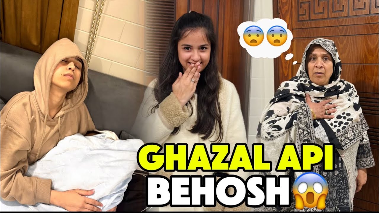 Ghazal Api Behosh Ho Gayi 😨ll Prank On Khala😱