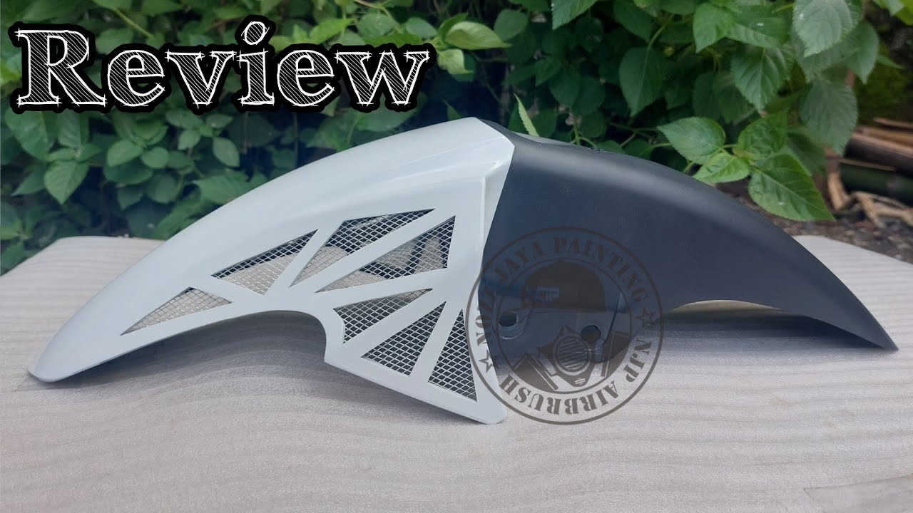 REVIEW | Slebor / Spakbor CS1 Coak Custom SC009 - Putih Metalic | Jaring Variasi Coak