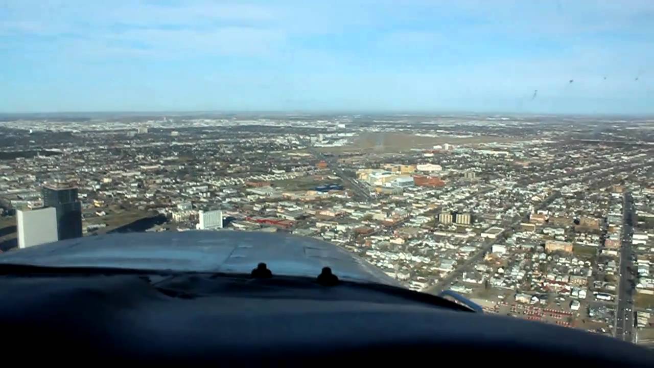 Landing in Edmonton City Centre