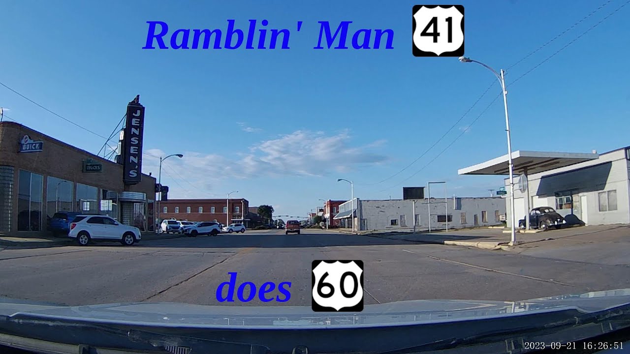 US Highway 60 in Oklahoma - V6 - Cedar Springs to Orienta