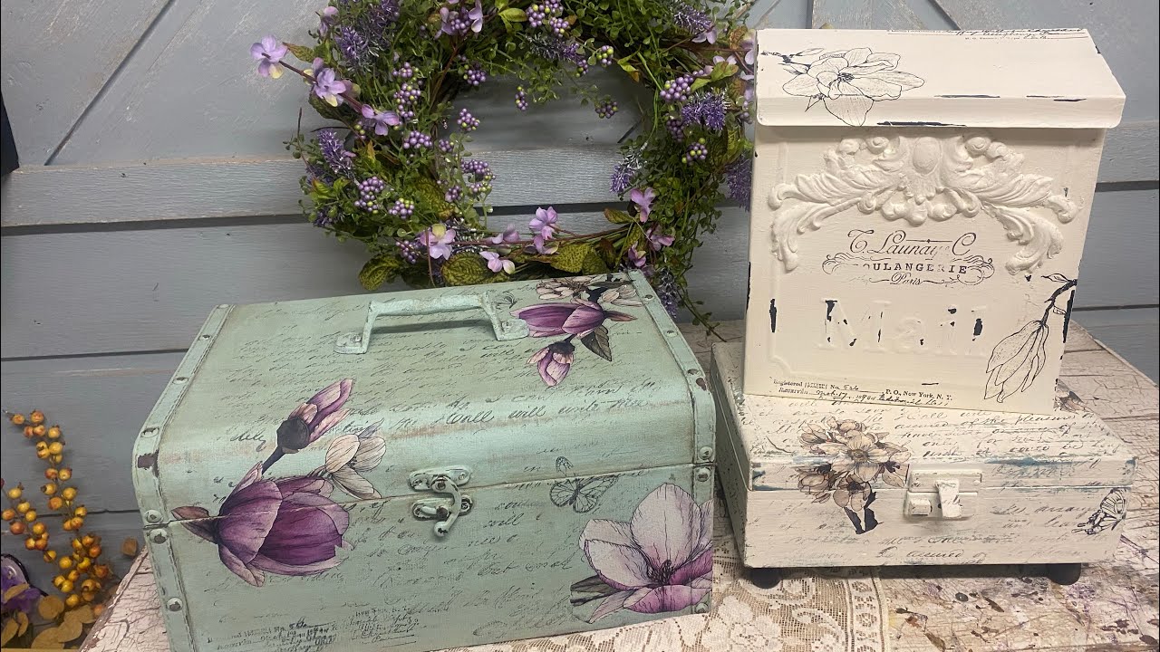 How to make a New Trunk and Mailbox look Vintage