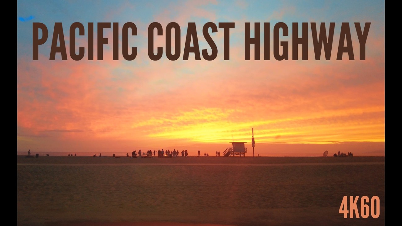 Sunset Drive on Pacific Coast Highway to Los Angeles — 4K60 Real-Time POV (No Music)