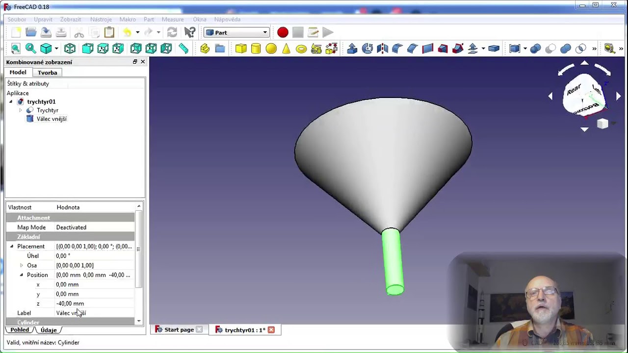 Úvod do programu FreeCAD od začátečníka pro začátečníky