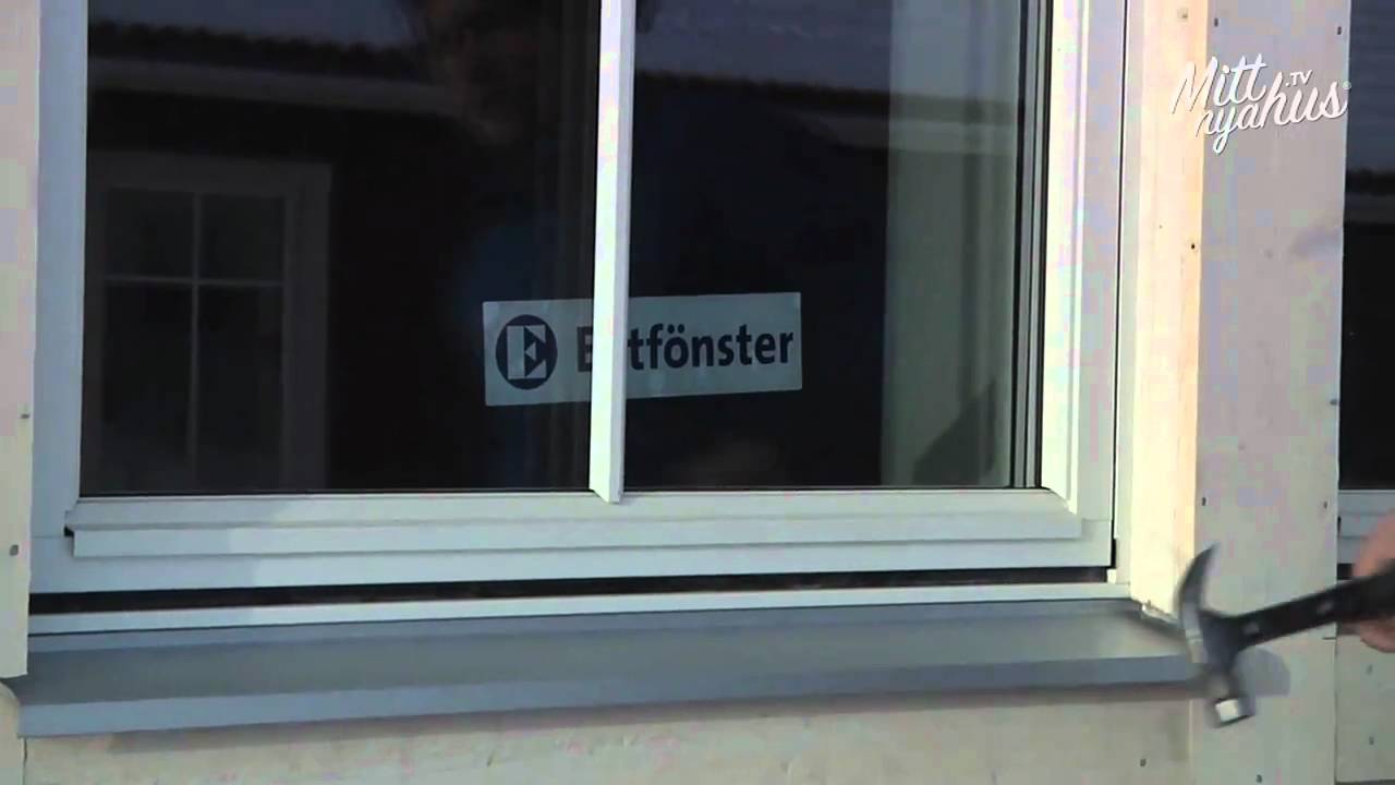 Hur gör snickaren - Montering av fönsterbleck