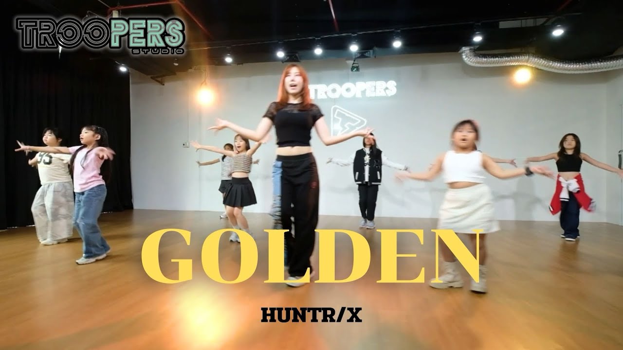&ldquo; GOLDEN &ldquo; | HUNTR/X | Kpop Demon Hunters | Kids dance class 8-13 Year-old BY TROOPERS STUDIO