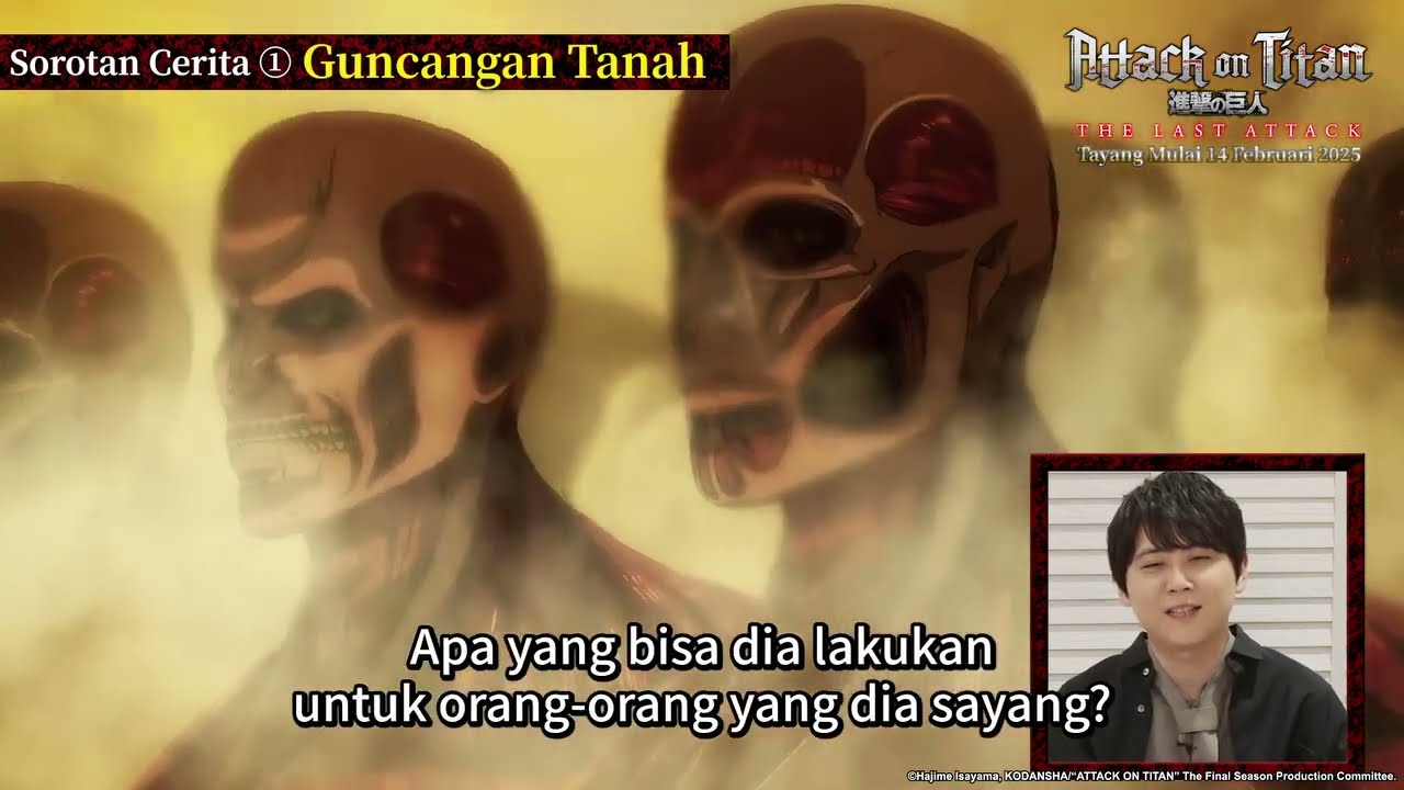 Seiyu Eren Yeager Attack on Titan, Yûki Kaji | Ending Anime yang Tak Terduga