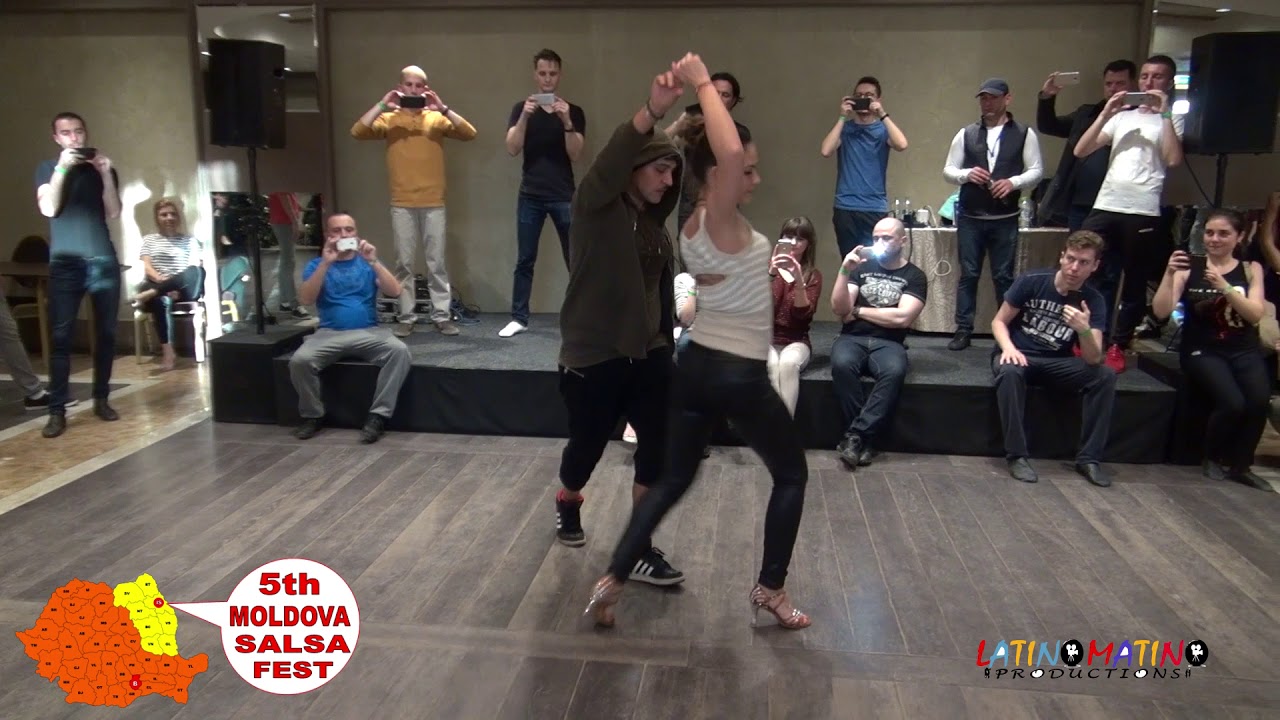 Umberto Nocita & Andreea Georgescu  ( Salsa Workshop ) @ Moldova Salsa Fest 2018 (W67 #644)