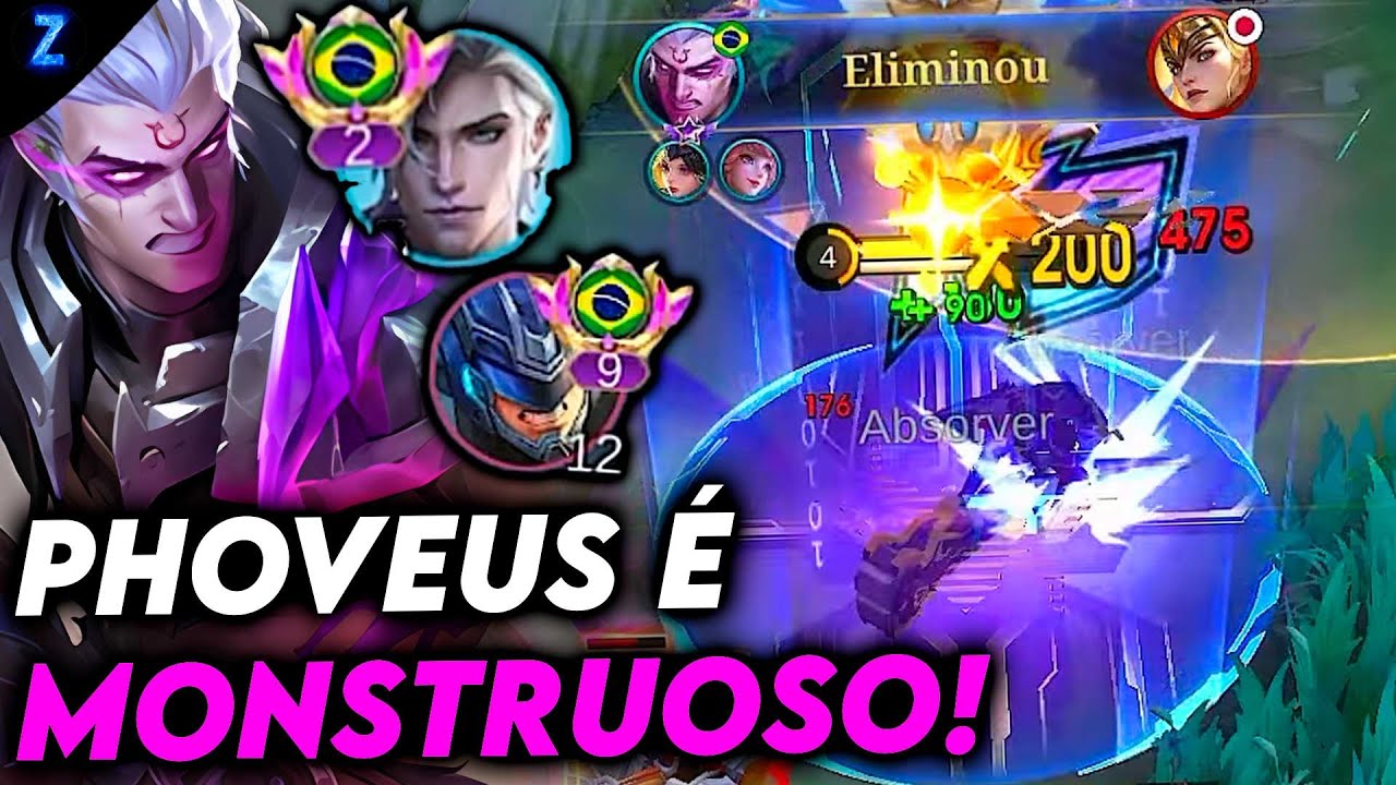 PHOVEUS EST&Aacute; MUITO FORTE E NINGU&Eacute;M SABE DISSO!! - PHOVEUS GAMEPLAY | Mobile Legends