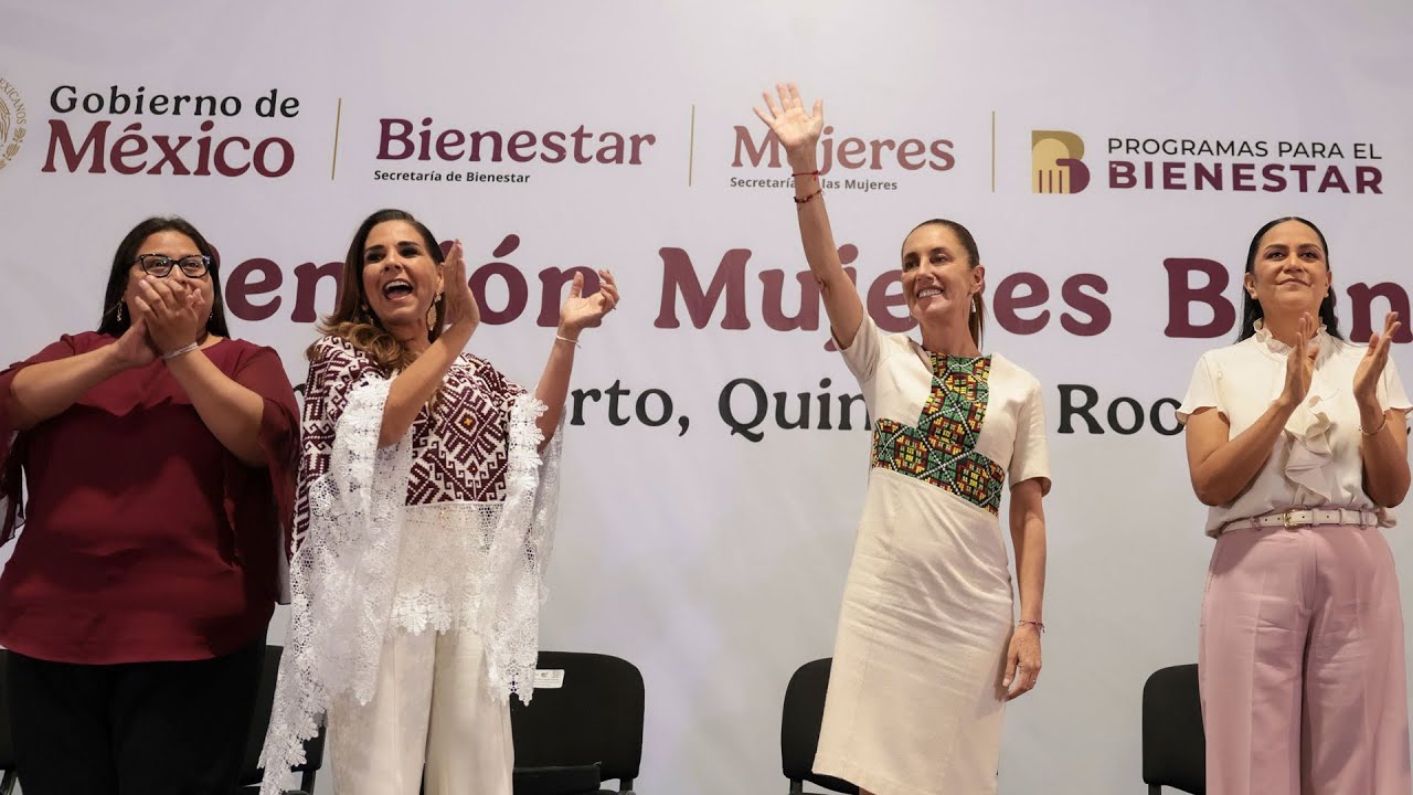Pensión Mujeres Bienestar. Felipe Carrillo Puerto, Quintana Roo