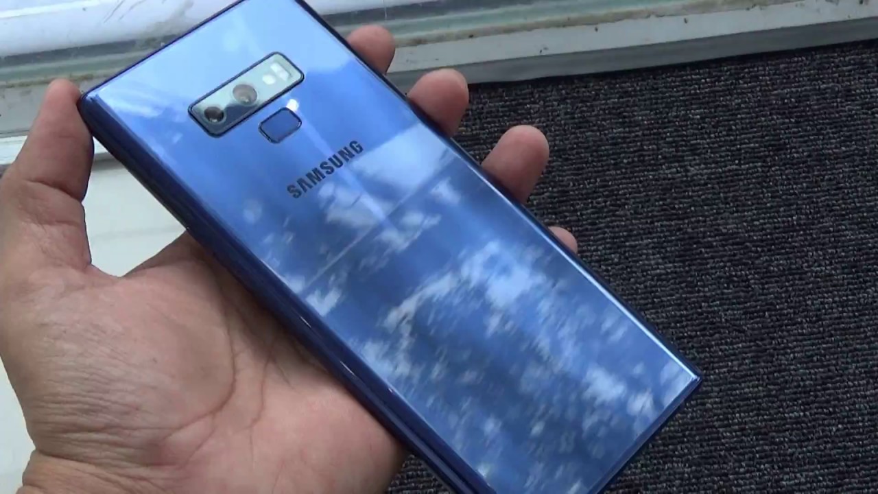 Samsung Galaxy Note 9 Ocean blue color RAM 6GB, ROM 128GB