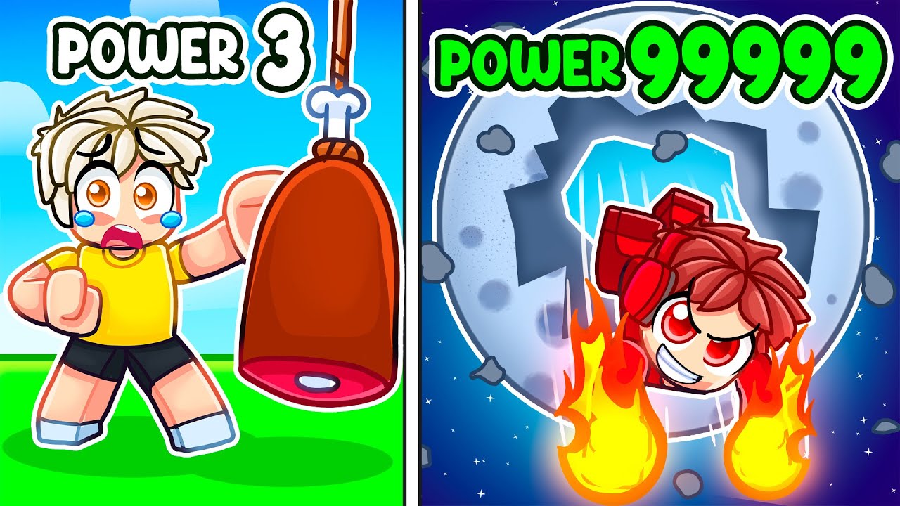 Потрать 100 000 долларов, чтобы стать СИЛЬНЕЙШИМ в Roblox Punching Simulator!