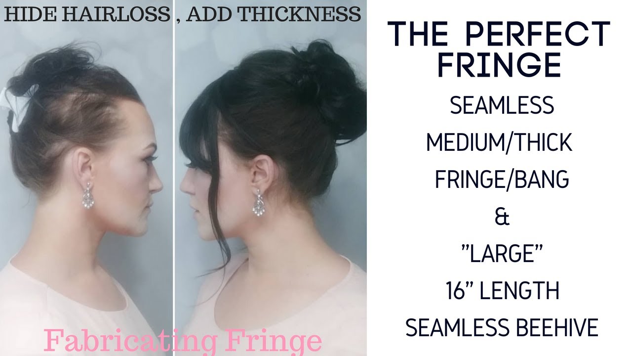 Perfect Fringe! Clip in Fringe/Bangs & Large 16