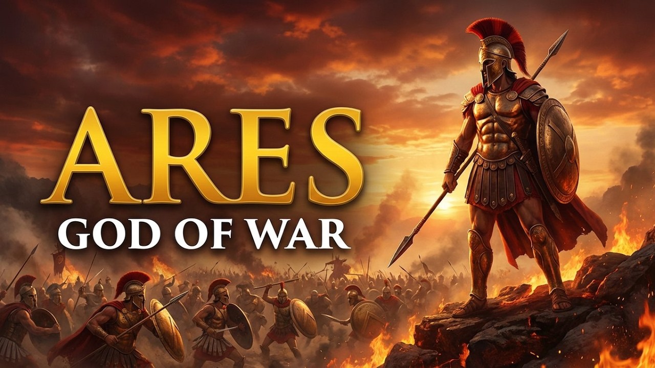 Greek mythology for sleep | The complete history of Ares, war, and rage
