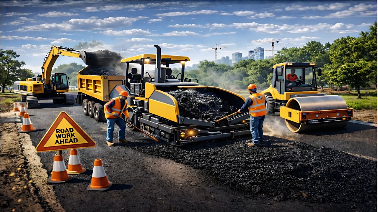 We Want To Hire Your Team To Reconstruct The City Road | JCB Excavator Games Simulator