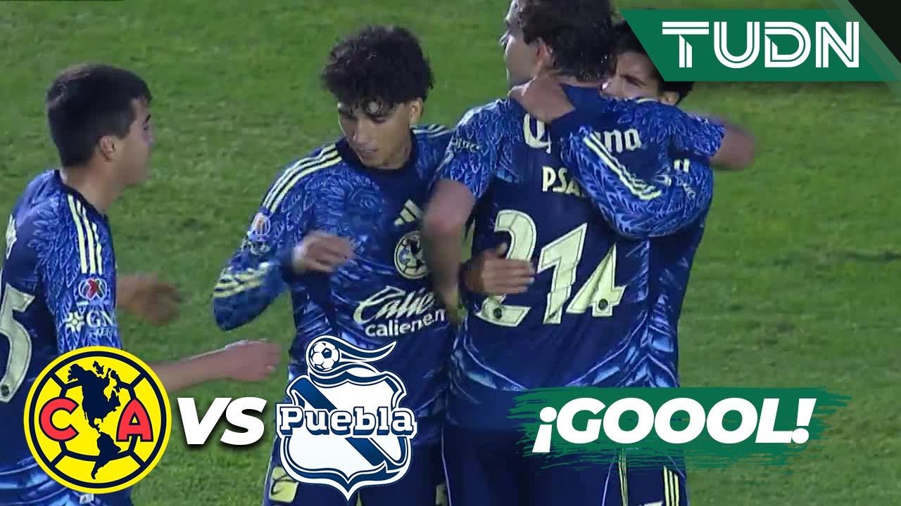 &iexcl;GOLAZO de Kevin &Aacute;lvarez! La manda a las redes | Am&eacute;rica 2-1 Puebla | Amistoso - 2025 | TUDN
