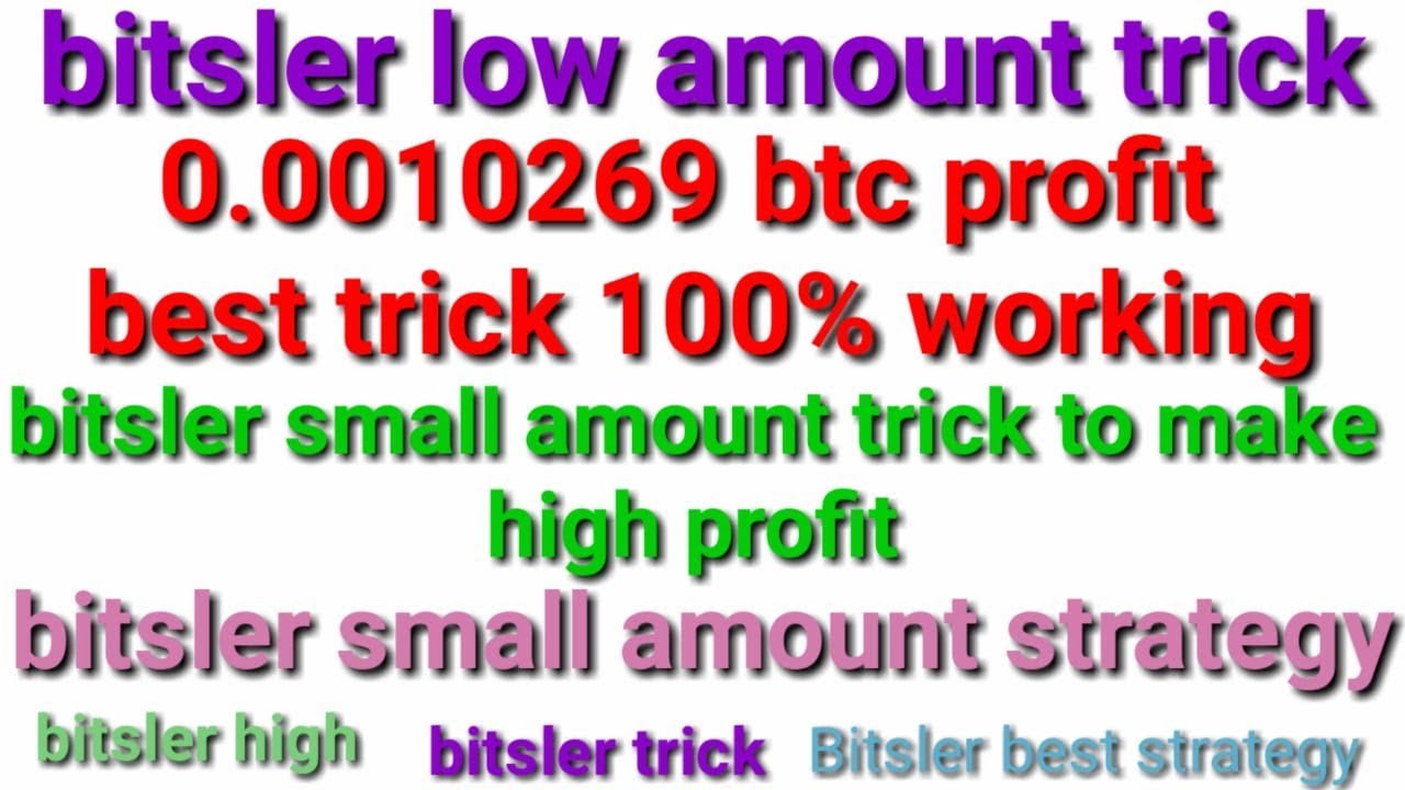 bitsler i make 0.001026 ! no risk bitsler high amount trick working in bitsler low balance strategy