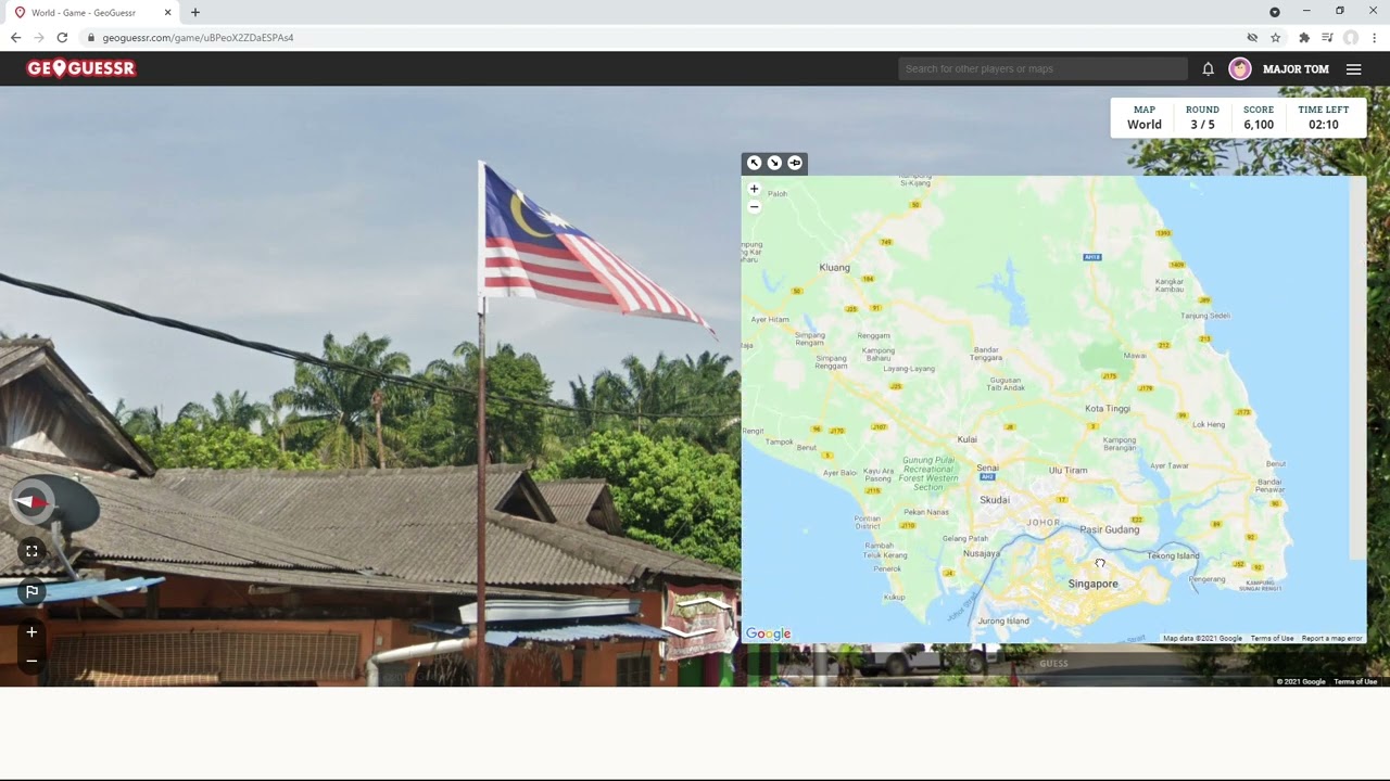 GeoGuessr gameplay : (no commentary)