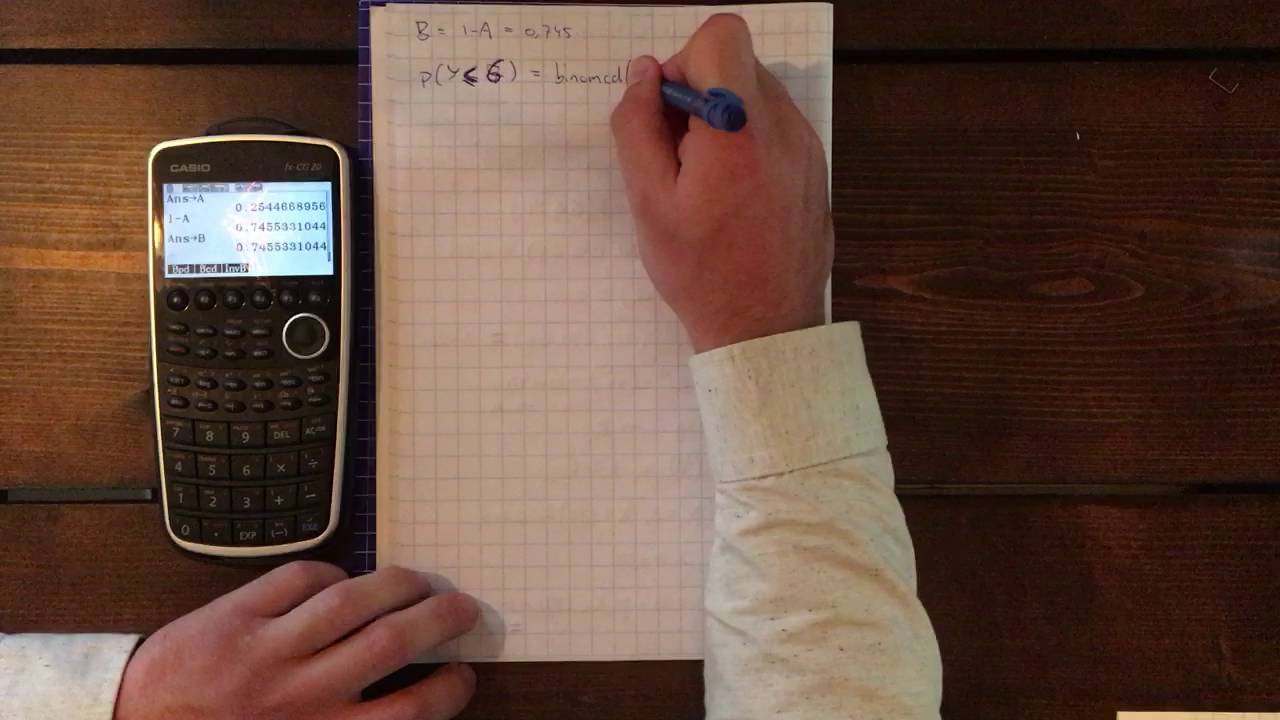 Uitwerkingen oefentoets hoofdstuk 9, vwo wiskunde C: Kansverdelingen