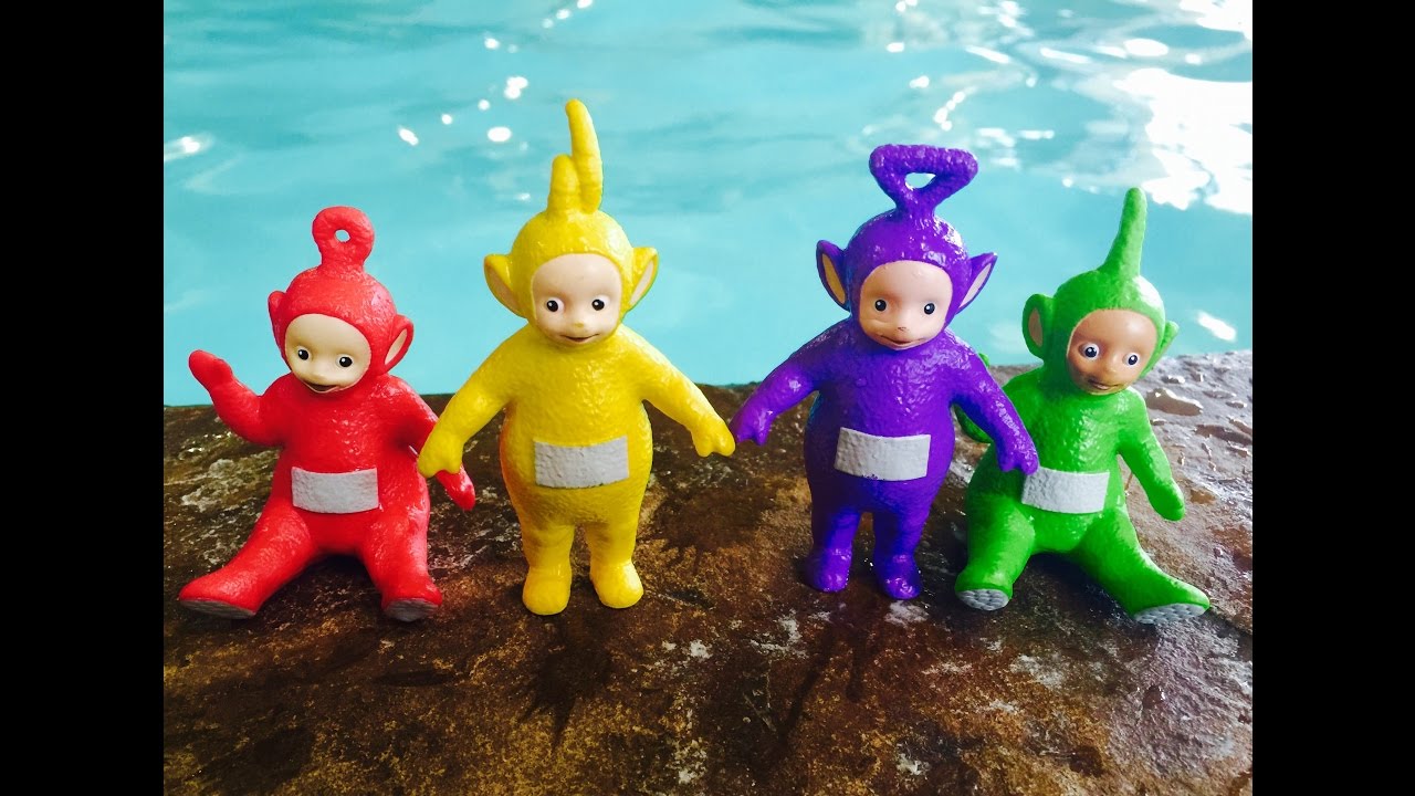 TELETUBBIES TOYS Swimming in the POOL!