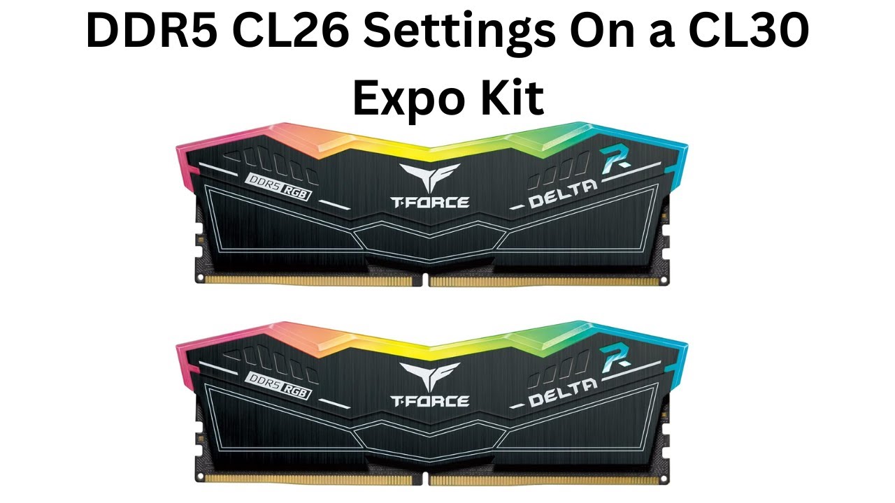Hynix DDR5 CL26 Settings on a CL30 Kit
