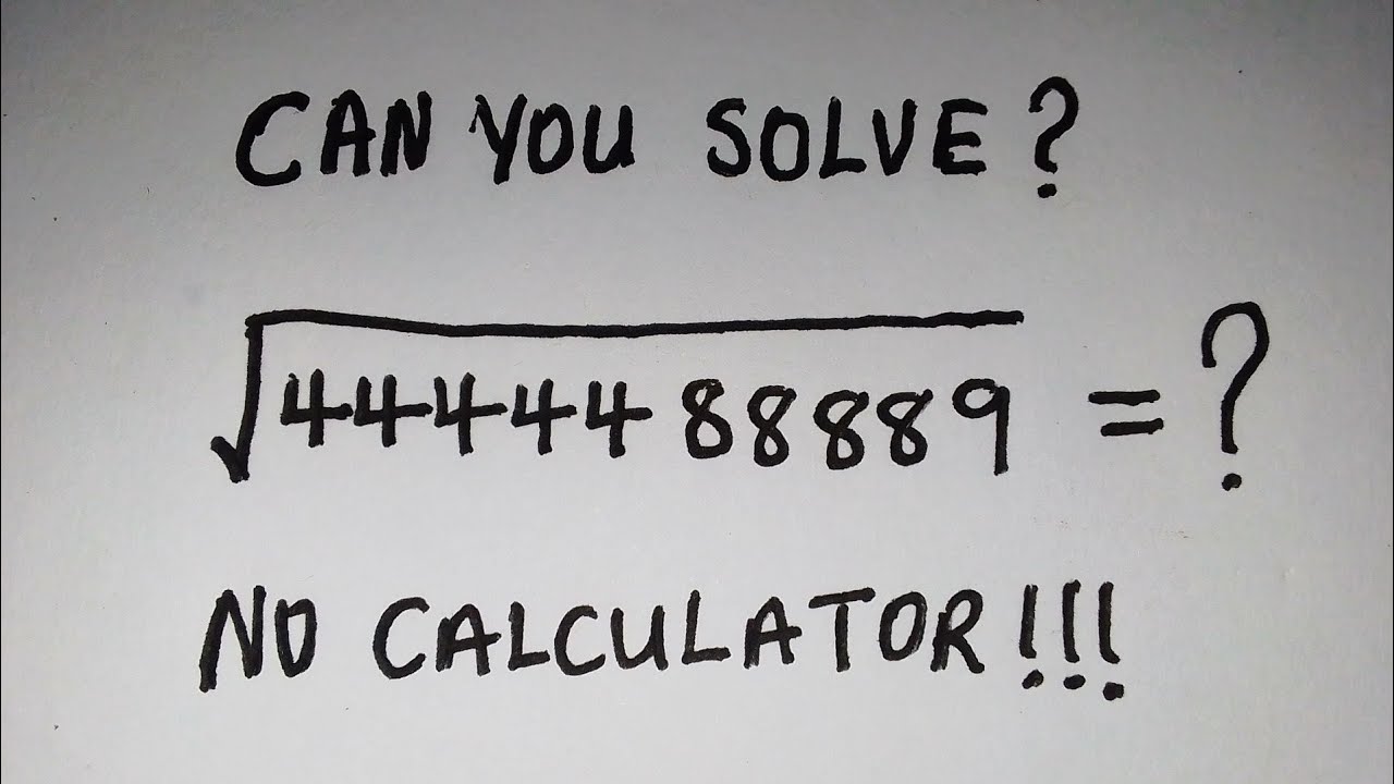 Can you solve? | A Tricky Math Algebra Question | Math Olympiad Question 