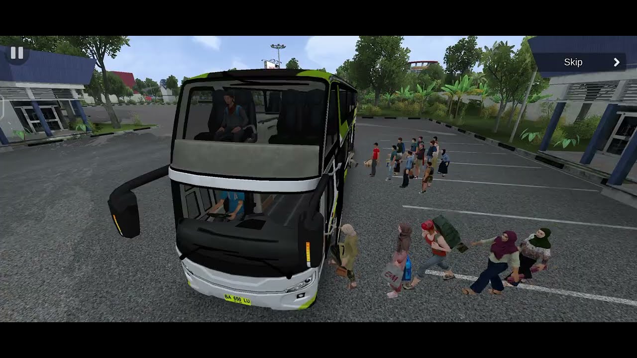 Bus simulator indion is back part 1 full road map with passenger and traffic rules with joy nature..