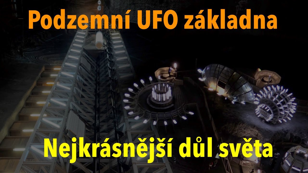 Nejkrásnější důl světa a podzemní základna UFO