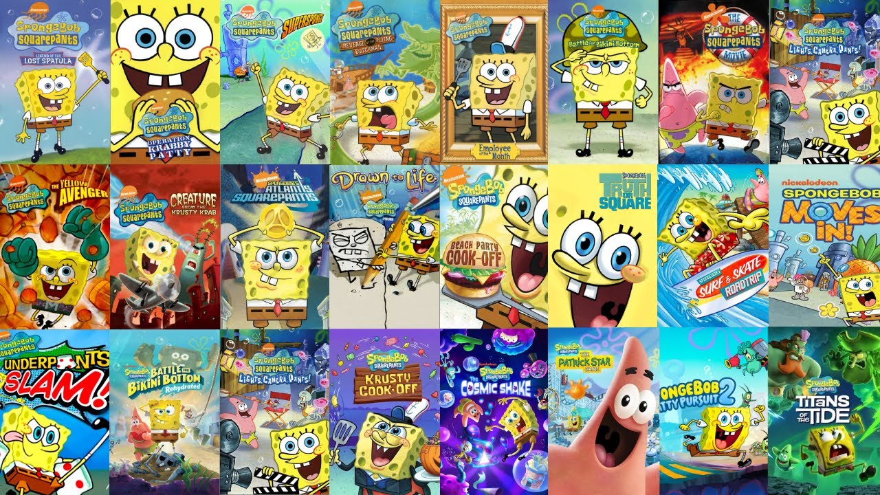 Evolution of SpongeBob Games (2001&ndash;2026)