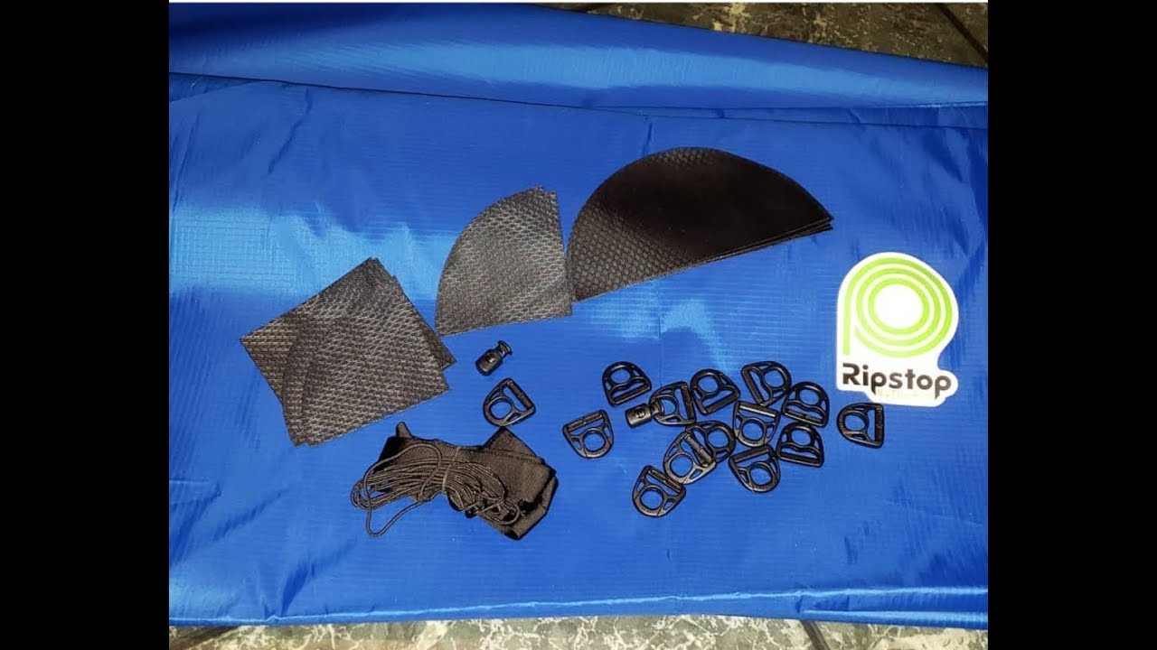 DIY 1.1 oz Silpoly Tarp kit from Ripstop by the roll