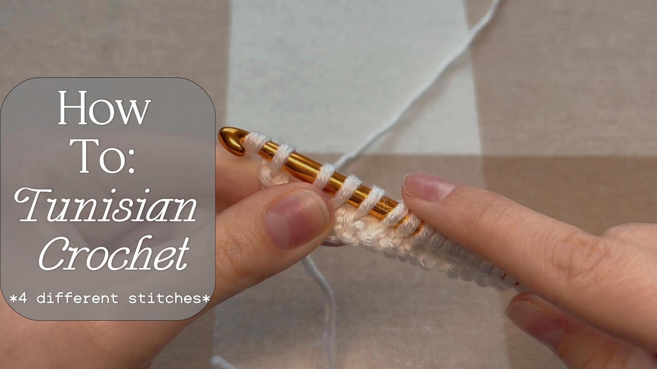 How To Tunisian Crochet (Beginner Friendly)