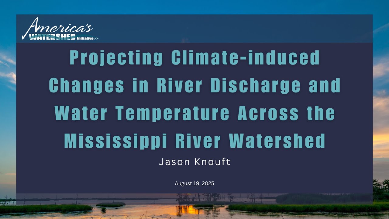 Projecting Climate-induced Changes in River Discharge and Water Temperature - Jason Knouft
