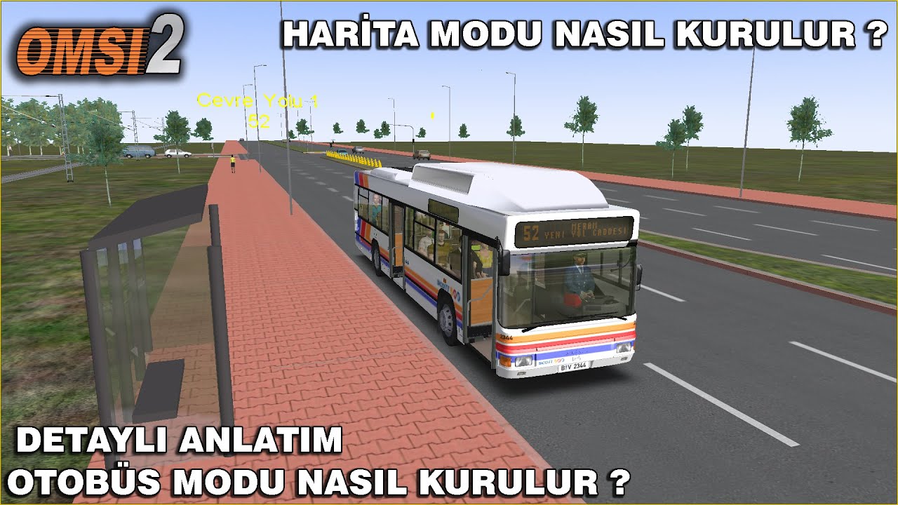 OMSI 2 - HARİTA MODU - OTOBÜS MODU NASIL KURULUR ? DETAYLI ANLATIM 2023