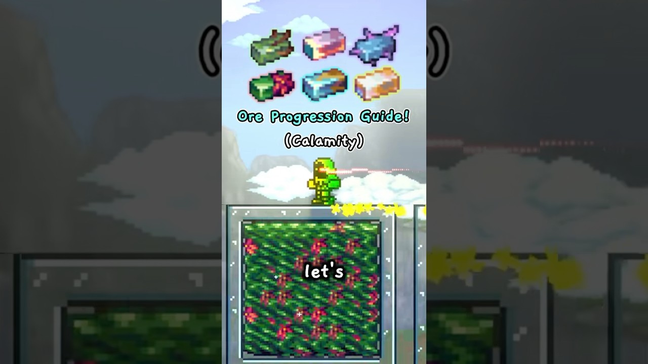 Полное руководство по прохождению руды Calamity! #gaming #terraria #terrariaguide #tmodloader #games