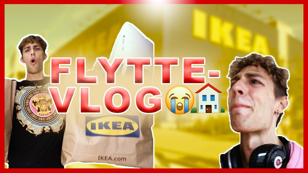 FLYTTEVLOG - med IKEA haul!
