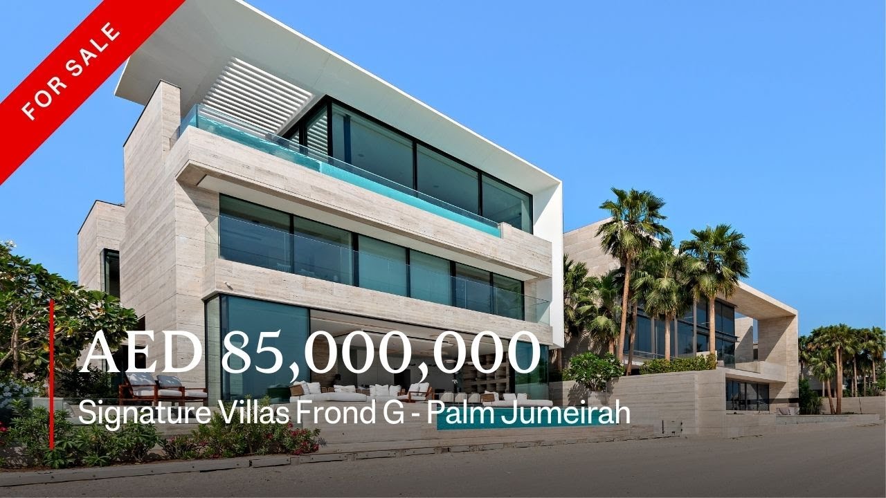 Inside a Jaw-Dropping AED 85M Villa on Billionaires' Row, Palm Jumeirah