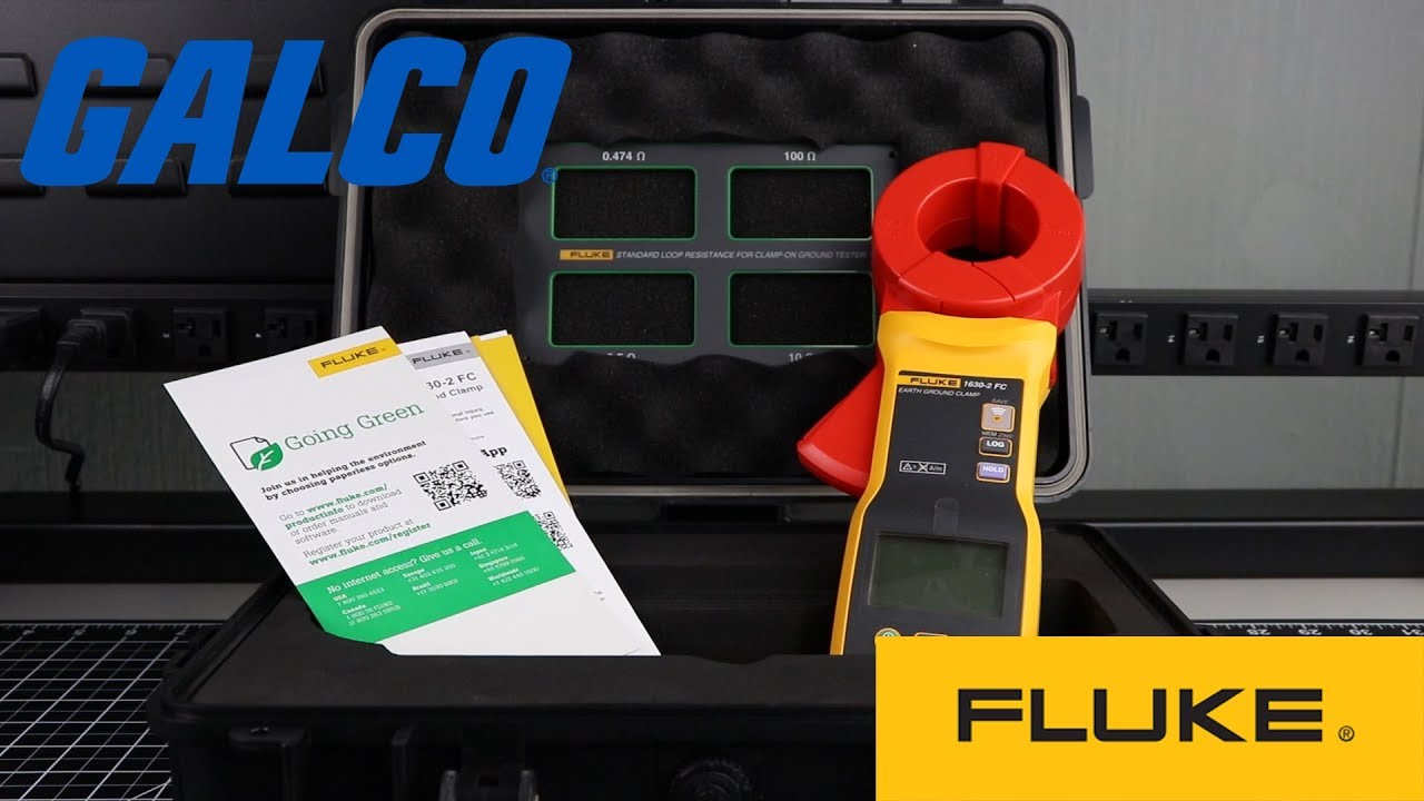 Fluke Clamp Meters, 1630-2-FC Earth Ground Series