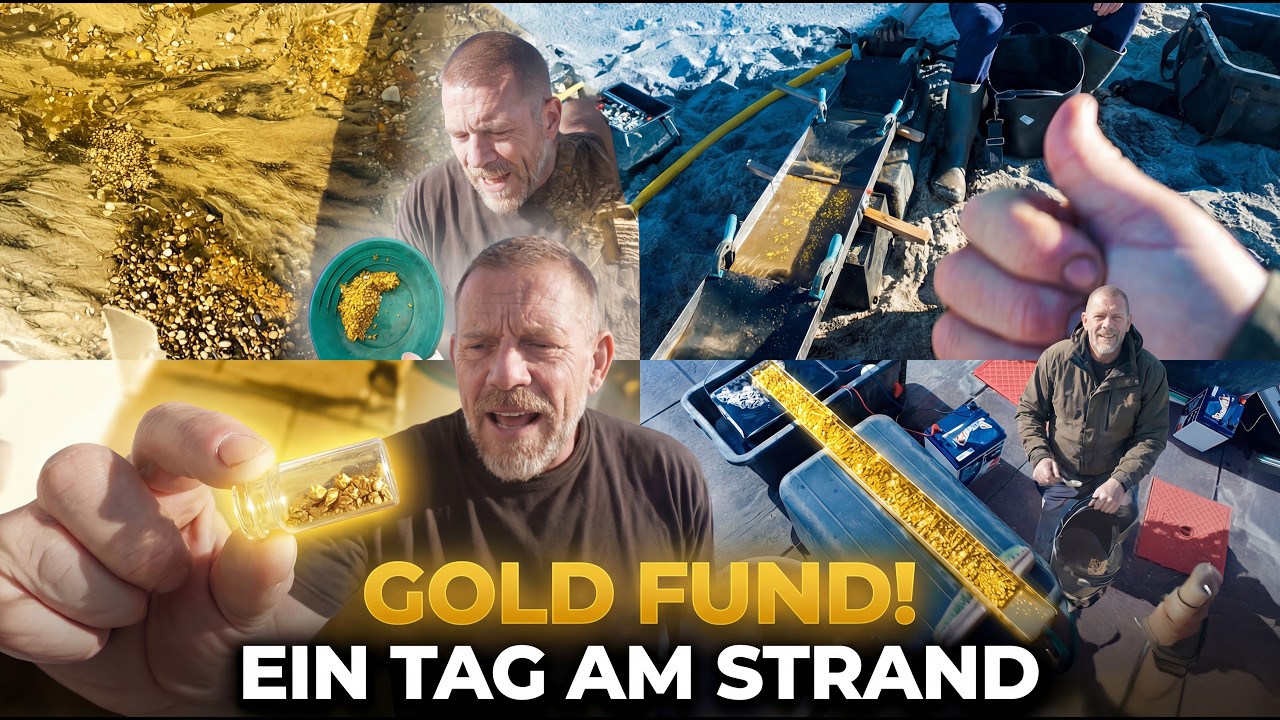 So suche und wasche ich mein Gold! 100% Gold Garantie